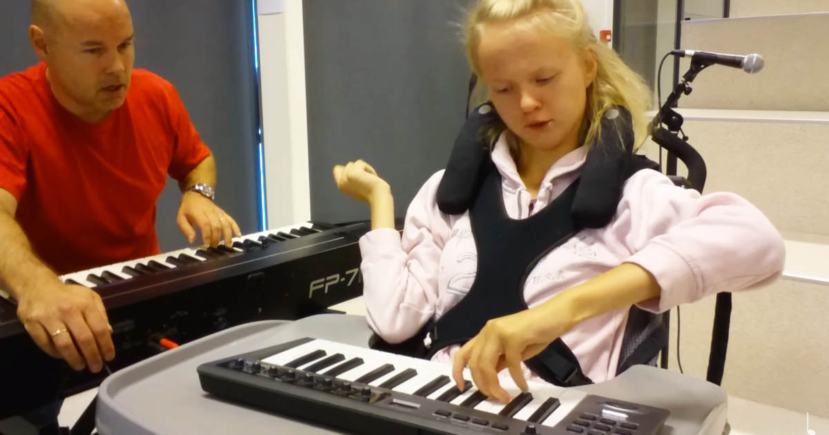 Disabled Girl Playing Piano Makes Her Teacher Cry - You'll Need Tissues | FaithPot
