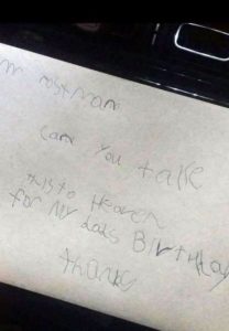 Little Boy Send Birthday Card To Dad In Heaven, Gets An Incredible ...